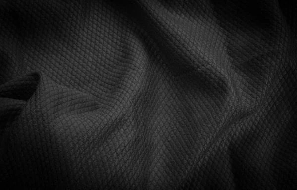 Black Cotton Material Interesting Pattern — Stok fotoğraf