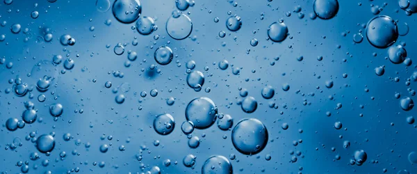 Water Drops Blue Background Texture — Stockfoto