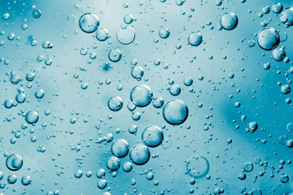 Water Drops Blue Background Texture — Stockfoto