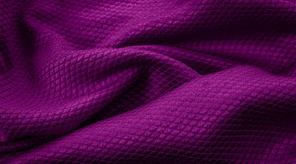 Tela Algodón Púrpura Con Patrón Interesante — Foto de Stock