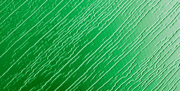 Lámina Metal Pintado Verde Con Patrón Interesante — Foto de Stock