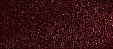 Görünür detayları olan kırmızı alüminyum folyo. arkaplan veya doku