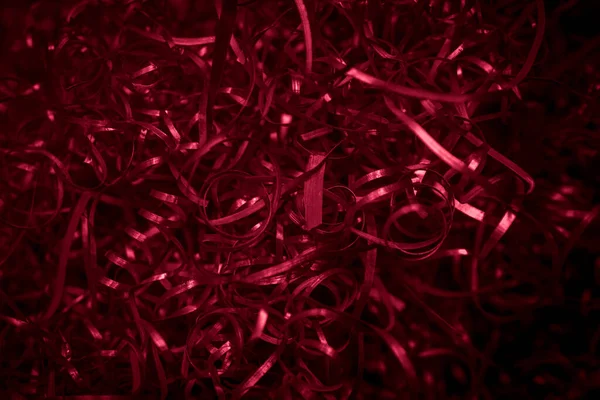 Rote Stahlspäne Mit Sichtbaren Details Hintergrund Oder Textur — Stockfoto