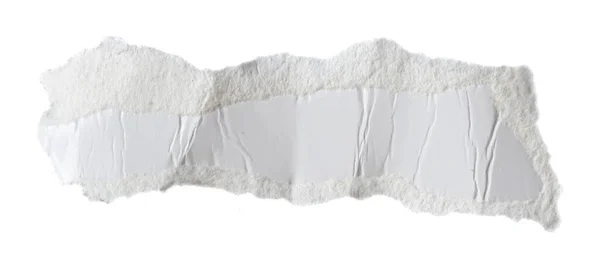 Білий Папір Білому Ізольованому Фоні — стокове фото