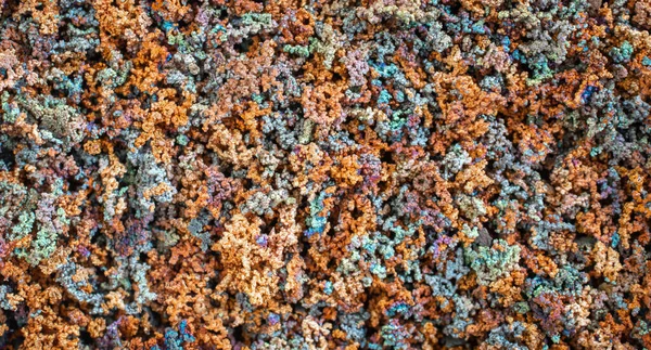 Colored Copper Crystals Visible Texture Background —  Fotos de Stock