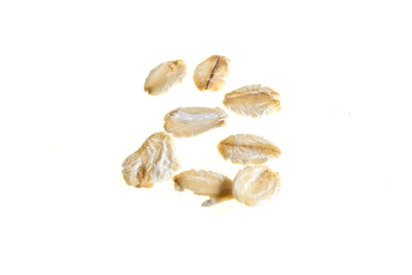 孤立的白色背景上的燕麦片 — 图库照片