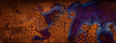 Renkli bakır levha. arkaplan ya da doku desenleri