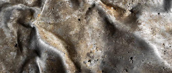 Görünür dokusu olan eski alüminyum çarşaf. arkaplan