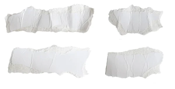 Λευκό Χαρτί Λευκό Απομονωμένο Φόντο — Φωτογραφία Αρχείου