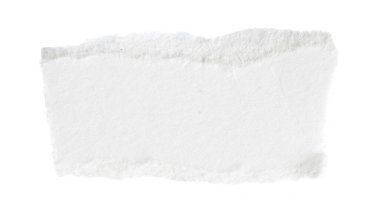 Beyaz izole bir arkaplan üzerine beyaz kağıt