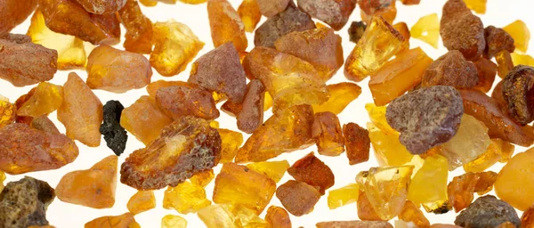 Görünür detayları olan Baltık kehribarı. arkaplan veya doku