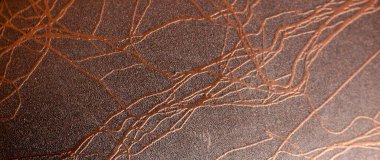 kahverengi sahte deri ve görünür detaylar. arkaplan