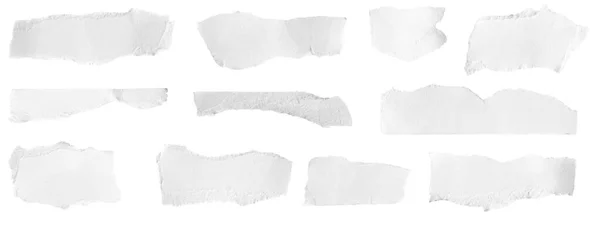Wit Papier Een Witte Geïsoleerde Achtergrond — Stockfoto