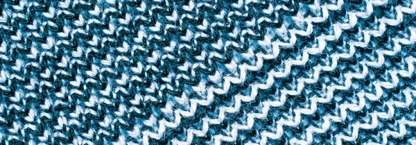 Tessuto Cotone Blu Con Modello Interessante — Foto Stock