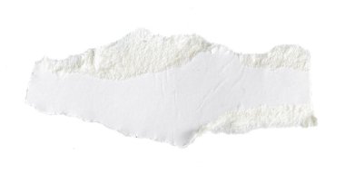 Beyaz izole bir arkaplan üzerine beyaz kağıt