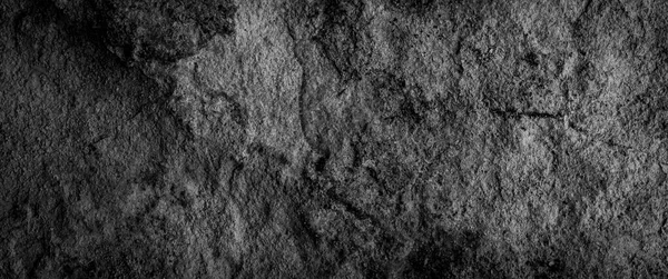 Black Limestone Wall Visible Details Background — Stockfoto