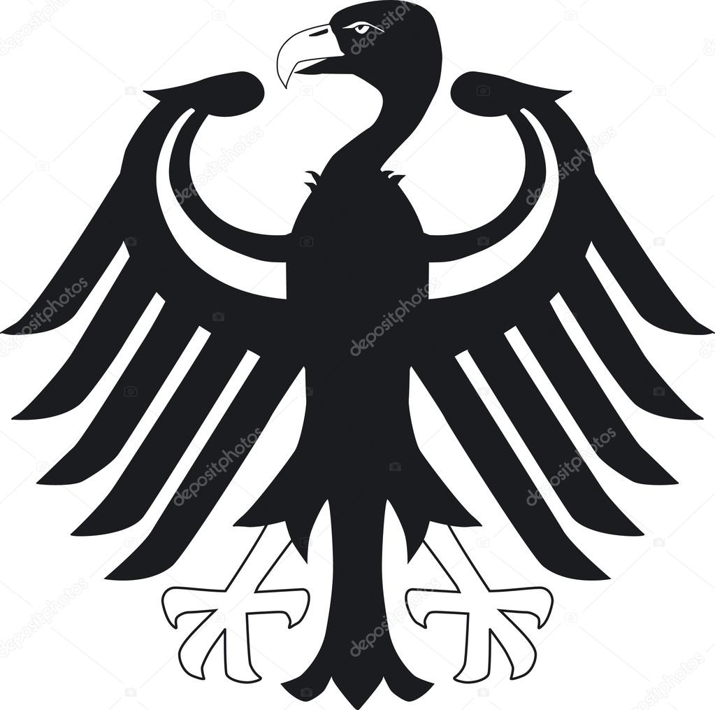 Federal eagle and vulture head