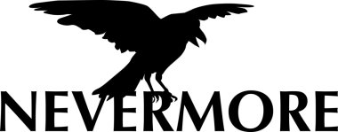 Raven - Nevermore 1 clipart