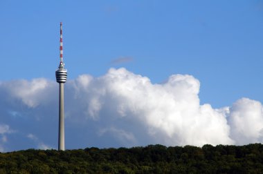 The Stuttgart TV Tower - Stuttgarter Fernsehturm clipart