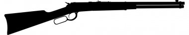 Silhoutte of a Winchester rifle