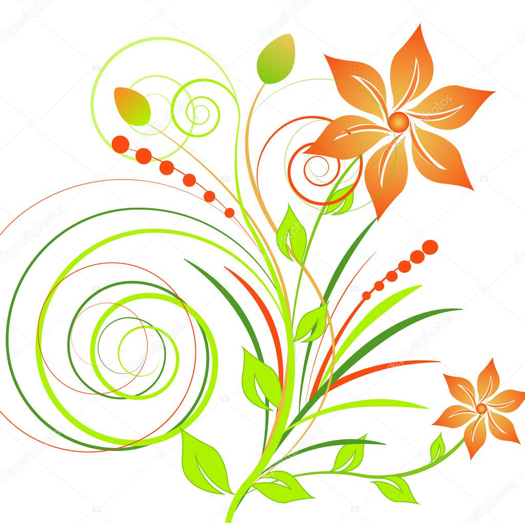 abstract floral background