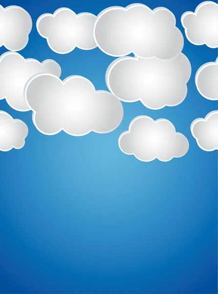 Clouds collection — Stock Vector