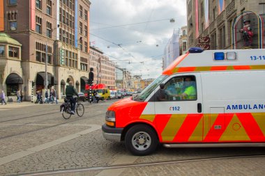 Amsterdam'da ambulans