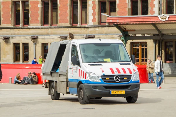 Cleaningteam in Amsterdam — Stockfoto