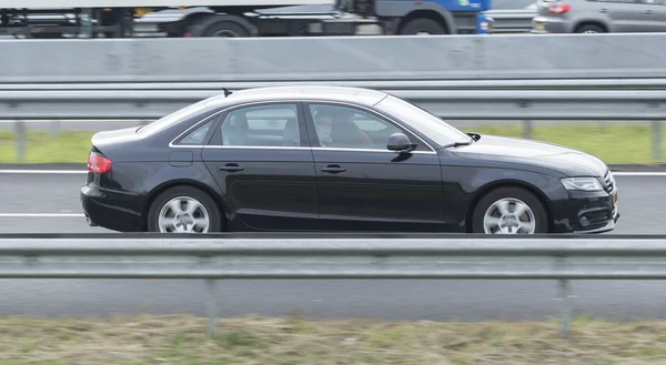 Schwarz audi a6 — Stockfoto