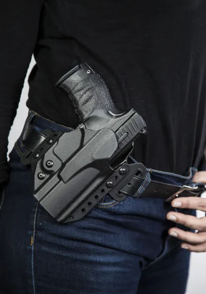Gun in a holster — Stock Photo, Image