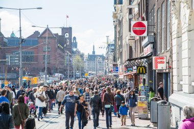 amsterdam'ın암스테르담에서 쇼핑 거리