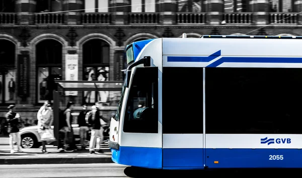 Tram ad Amsterdam — Foto Stock