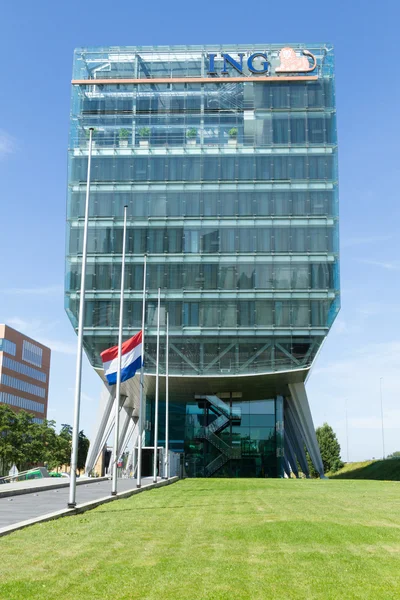 Office in Amsterdam of ING bank — Stock Photo, Image