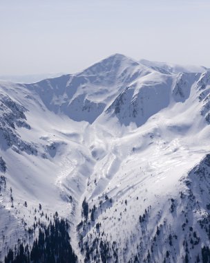 Polonya tatra Dağları'nın görünümü