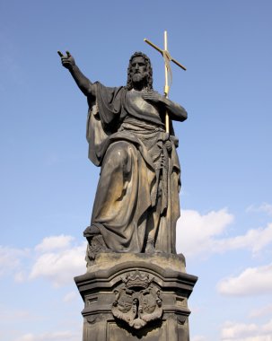 cross İsa ile charles Bridge.