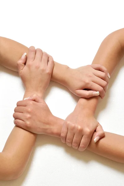 Hands together — Stock Photo, Image