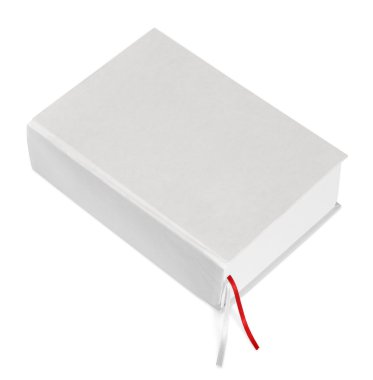 büyük kapalı beyaz kitap