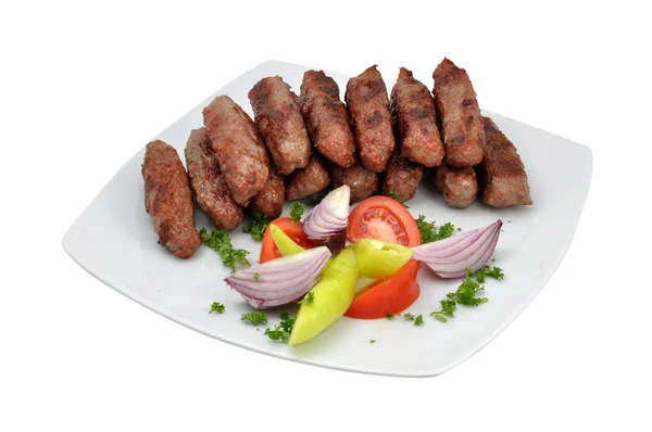 kebap salatası ile