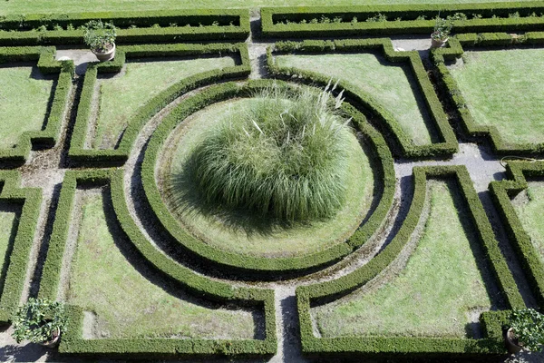 Giardino geometrico verde Foto Stock Royalty Free
