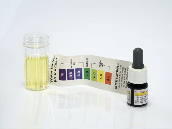 Acid acidic water test ph reagent — Zdjęcie stockowe