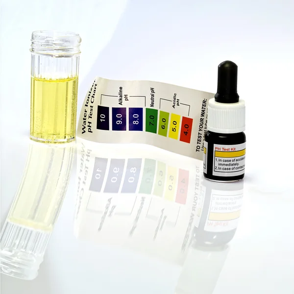 Acid acidic water test ph reagent — Zdjęcie stockowe