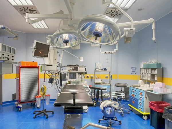 Blick auf den Operationssaal von oben — Stockfoto