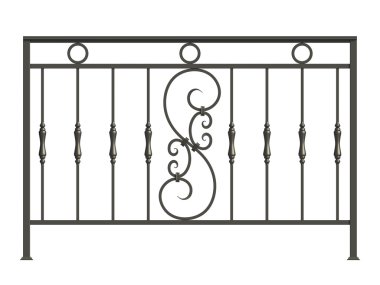 izole beyaz zemin üzerine siyah dövme dekoratif kafes