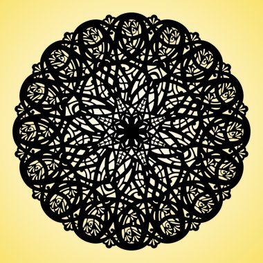 dantel süs vektör