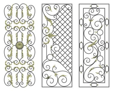 Beyaz arka plan üzerinde izole demir çit