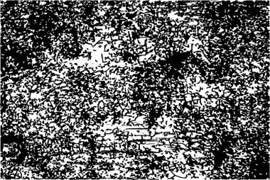 Siyah beyaz desenli sıkıntılı bir arka plan. Noktalar, lekeler, çizikler ve çizgiler. Soyut resimleme.