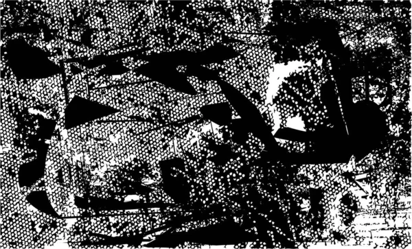 Занепокоєний Фон Чорно Білій Текстурі Точками Плямами Подряпинами Лініями Абстрактна — стокове фото
