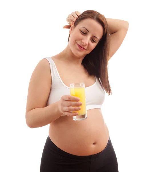 Happy smiling pregnant — Stock Photo, Image