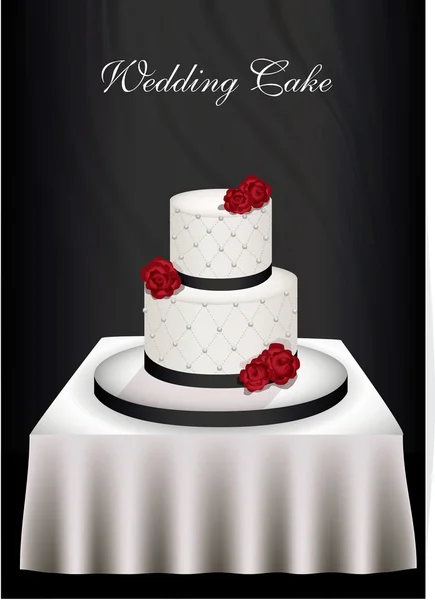 Γαμήλια τούρτα — Διανυσματικό Αρχείο