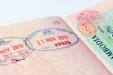 Kamboçya Göçmenlik pul pasaportu
